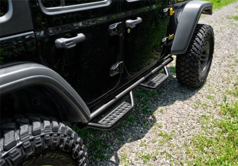 N-Fab RS Nerf Step 07-18 Jeep Wrangler JK 4DR - Full Length - Tex. Black thumbnail 6