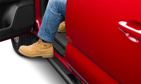 N-Fab Trail Slider Steps 16-20 Toyota Tacoma Crew Cab All Beds - SRW - Textured Black thumbnail 9