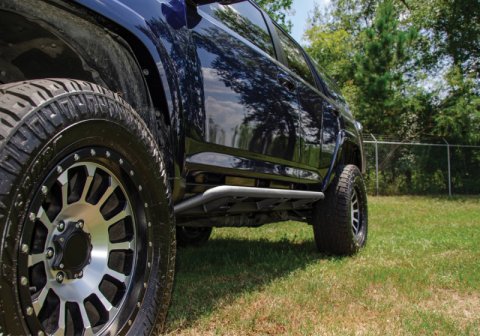 N-Fab Trail Slider Steps 05-15 Toyota Tacoma Crew Cab All Beds - SRW - Textured Black thumbnail 5