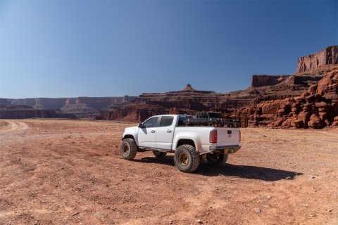 N-Fab Trail Slider Steps 15-20 Chevy/GMC Colorado/Canyon Crew Cab All Beds - SRW - Textured Black thumbnail 1