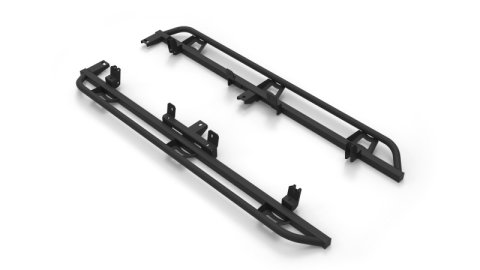 N-Fab Trail Slider Steps 15-20 Chevy/GMC Colorado/Canyon Crew Cab All Beds - SRW - Textured Black thumbnail 5