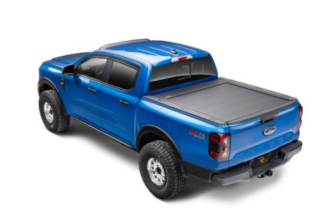 N-Fab Trail Slider Steps 19-20 Ford Ranger Crew Cab All Beds - SRW - Textured Black thumbnail 1