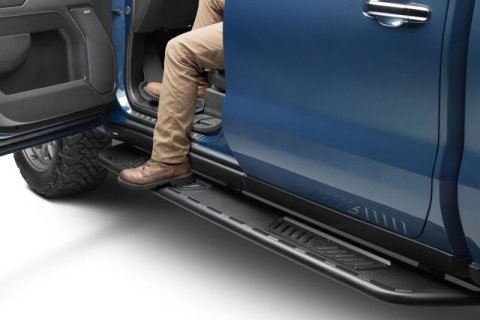 N-FAB 19-21 GMC 1500 Crew Crab Roan Running Boards - Textured Black thumbnail 4
