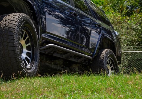 N-Fab Trail Slider Steps 2022 Nissan Frontier CC (All Beds) Gas SRW - Cab Length - Textured Black thumbnail 3