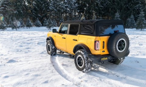 N-Fab 21-22 Ford Bronco 2 dr Gas SRW RKR Step System - Wheel 2 Wheel - 1.75in - Tex. Black thumbnail 8