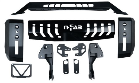 N-Fab HVM Bull Bar 19-23 GMC 1500 - Tex. Black thumbnail 8