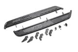 N-Fab 22-24 Nissan Frontier Crew Cab Roan Running Boards - Cab Length - Textured Black thumbnail 1