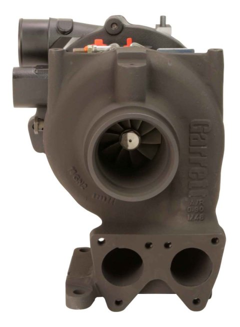 Fleece Performance 04.5-10 Chevy Duramax (LLY/LBZ/LMM) 63mm STREET VNT Cheetah Turbo w/ HX40 Outlet thumbnail 2