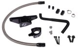 Fleece Performance 06-07 Auto Trans Cummins Coolant Bypass Kit w/ Stainless Steel Braided Line thumbnail 1