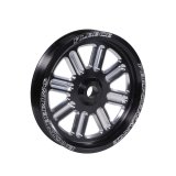 Fleece Performance Dodge Cummins Dual Pump Spoke Pulley (For Use w/ FPE Dual Pump Bracket) Black thumbnail 1