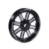 Fleece Performance Dodge Cummins Dual Pump Spoke Pulley (For Use w/ FPE Dual Pump Bracket) Black thumbnail 2