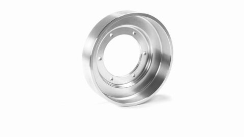 Fleece Performance 03-12 Dodge 2500/3500 Cummins Fan Drive Pulley (Bare Aluminum Finish) thumbnail 3