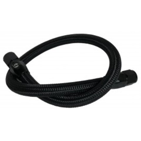 Fleece Performance 94-98 Dodge Cummins 39.5in 12 Valve Coolant Bypass Hose (BLK - Braided) thumbnail 2