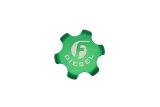 Fleece Performance 13-18 Dodge Cummins Green Anodized Billet Fuel Cap thumbnail 2