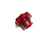 Fleece Performance 01-16 GM 2500/3500 Duramax Billet Oil Cap Cover - Red thumbnail 3