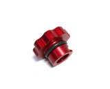 Fleece Performance 01-16 GM 2500/3500 Duramax Billet Oil Cap Cover - Red thumbnail 4