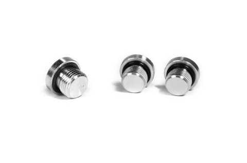 Fleece Performance 07.5-12 Dodge 6.7L Cummins Stock VGT Turbo Coolant Delete Plugs thumbnail 5