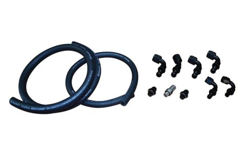 Fleece Performance 03-07 Dodge 5.9L Cummins Fuel Distribution Block Hose and Fitting Kit thumbnail 1