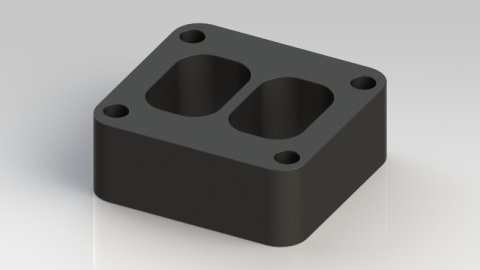 Fleece Performance 01-13 GM Duramax 6.6L 1.5in T4 Pedestal Spacer thumbnail 2