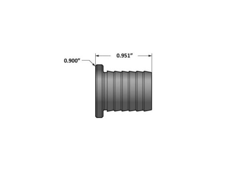 Fleece Performance Universal 5/8in Billet Aluminum Block Off Plug thumbnail 3