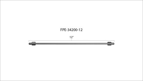 Fleece Performance 12in High Pressure Fuel Line (8mm x 3.5mm Line, M14x1.5 Nuts) thumbnail 4