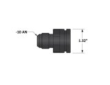 Fleece Performance Universal Billet Aluminum Adapter Fitting -10AN Male to 1.325in O-Ring Bore thumbnail 2