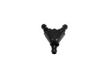 Fleece Performance Universal 3/8in Aluminum Y Barbed Fitting (For -6 Pushlock Hose) - Black Anodized thumbnail 4