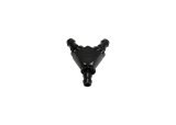 Fleece Performance Universal 3/8in Aluminum Y Barbed Fitting (For -6 Pushlock Hose) - Black Anodized thumbnail 5