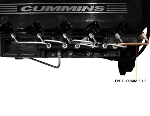 Fleece Performance 07.5-18 Dodge Ram 2500/3500 6.7L Cummins Fuel Injection Line (6) thumbnail 4