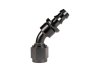 Fleece Performance Universal -6AN 45Deg to Hose Barb - Black thumbnail 2