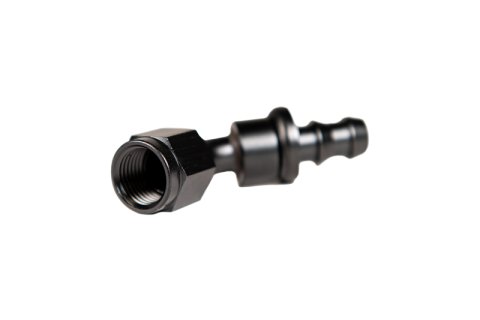 Fleece Performance Universal -6AN 45Deg to Hose Barb - Black thumbnail 5