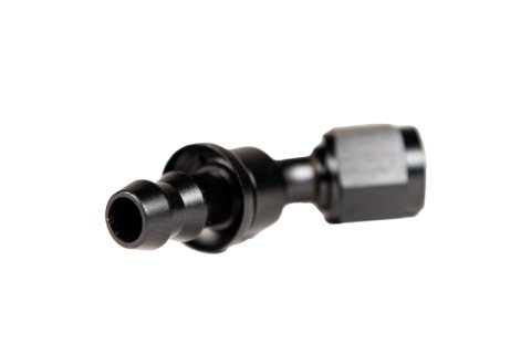 Fleece Performance Universal -6AN 45Deg to Hose Barb - Black thumbnail 6