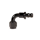Fleece Performance Universal -6AN 90Deg to Hose Barb - Black thumbnail 3