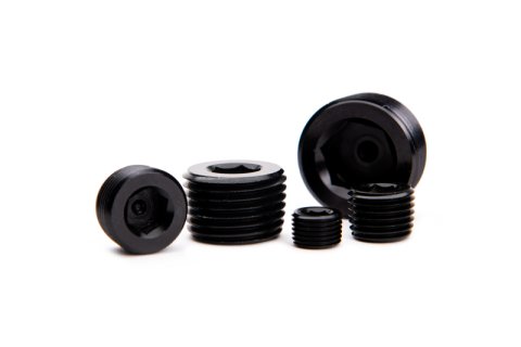 Fleece Performance Universal 3/4in NPT Hex Socket Plug - Black thumbnail 5