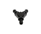 Fleece Performance 1/2in Black Anodized Aluminum Y Barbed Fitting (For -8 Pushlock Hose) thumbnail 3