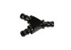 Fleece Performance 1/2in Black Anodized Aluminum Y Barbed Fitting (For -8 Pushlock Hose) thumbnail 5