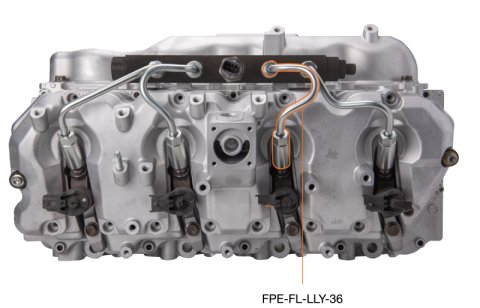Fleece Performance 04.5-05 GM 2500/3500 Duramax LLY High Pressure Injection Line (No. 3 & 6) thumbnail 2