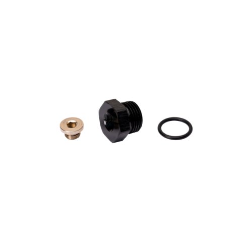 Fleece Performance Universal 3/4-16in O-Ring to 1/8in NPT Adapter w/1/8in NPT Plug thumbnail 2