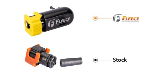 Fleece Performance 2017-2024 Ford F250-650 6.7L Powerstroke Injector Return Line Repair Fitting thumbnail 3