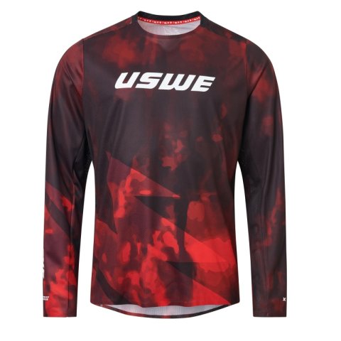 USWE Rok Off-Road Air Jersey Adult Flame Red - Medium thumbnail 2
