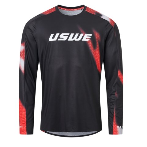 USWE Kalk Off-Road Jersey Adult Flame Red - Large thumbnail 1