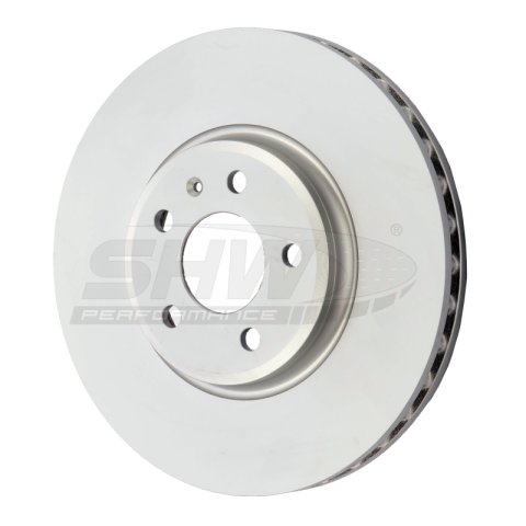 SHW 09-11 Audi A4 2.0L Front Smooth Monobloc Brake Rotor (8K0615301A) thumbnail 1