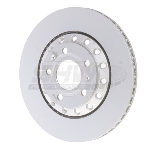 SHW 04-10 Audi A8 Quattro 4.2L Rear Smooth Monobloc Brake Rotor (4E0615601K) thumbnail 1