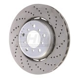 SHW 01-06 BMW M3 3.2L Right Front Drilled Lightweight Brake Rotor (European Model) (34112282802) thumbnail 1