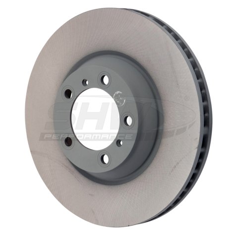 SHW 17-20 Porsche Panamera 4 w/Black Calipers w/o Ceramics Right Front Smooth MB Rotor (971615302) thumbnail 1