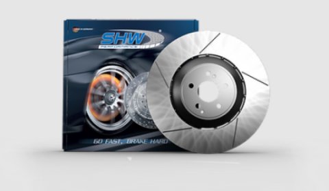 SHW 17-20 Porsche Panamera 4 3.0L w/20in Wheel w/o Ceramics Left Rear Slot LW Rotor (971615601G) thumbnail 2