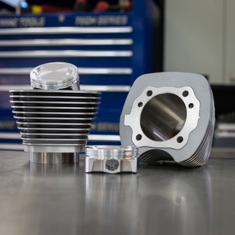 S&S Cycle 07-17 BT Models 110in Sidewinder Big Bore Kit - Silver thumbnail 3