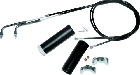 S&S Cycle 1in Handlebars 2-Cable Throttle Assembly Cable - 39in thumbnail 1