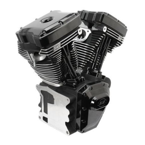S&S Cycle 99-06 BT T124 Black Edition Longblock Engine - 640 GE Cams thumbnail 2