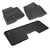 Rugged Ridge Floor Liner Front/Rear Black 2009-2014 Ford F-150 / Raptor Regular / S-Cab / S-Crew thumbnail 1